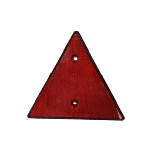 Reflector triangular rojo